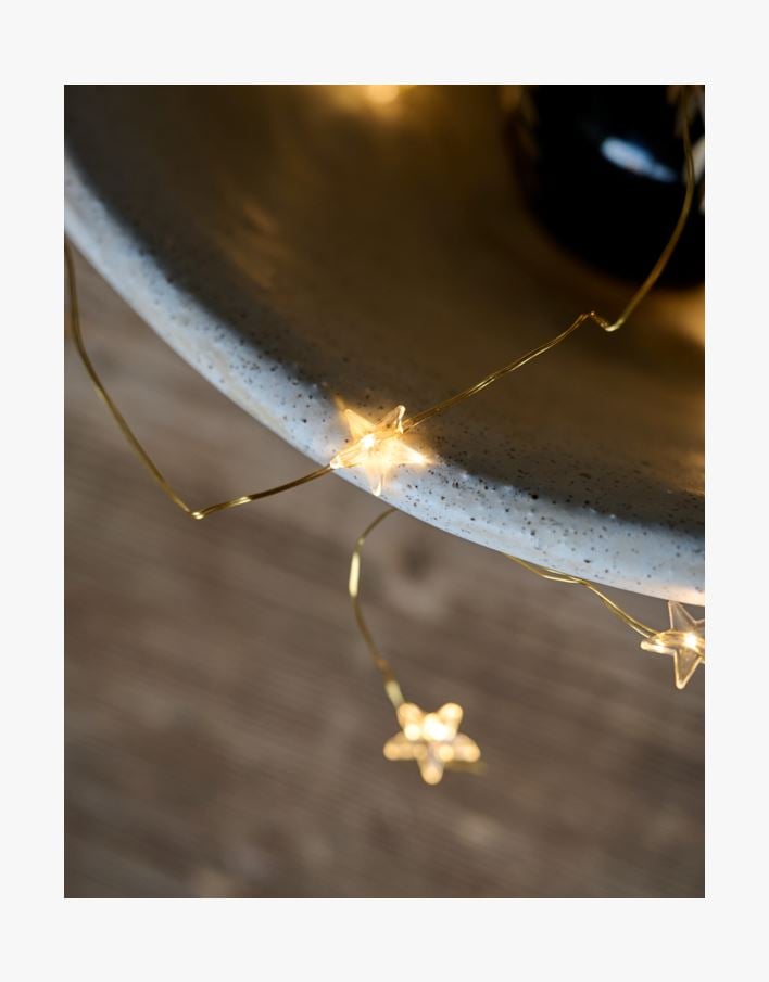 Led lyslenke gull - 190 cm gull - 1