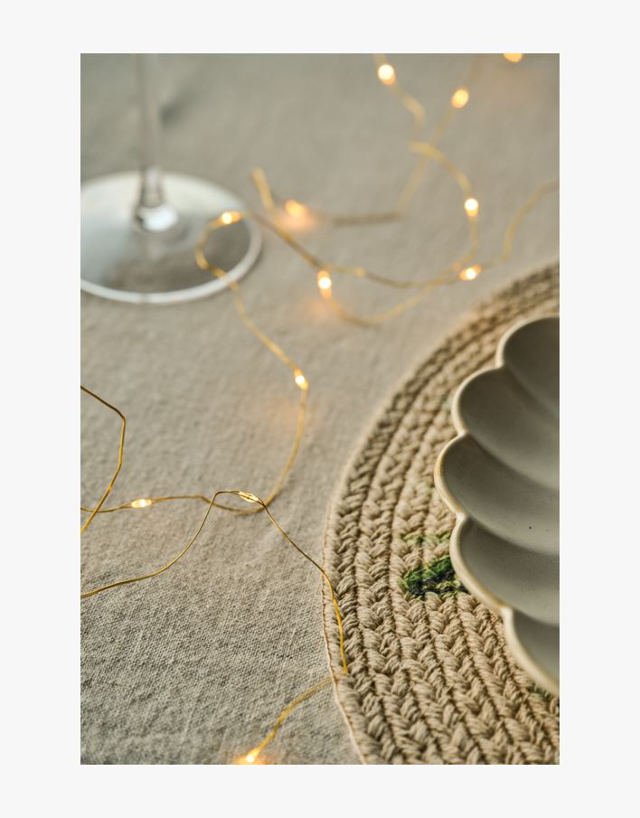 Led lyslenke gull - 290 cm gull - 1