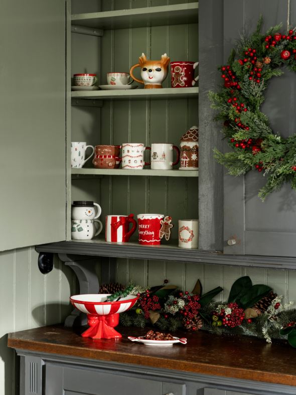 Stetteskål rød - ø26 h15 cm rød - 1