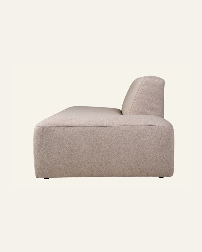 Modul åpen ende høyre beige - 134x93x73 cm beige - 1