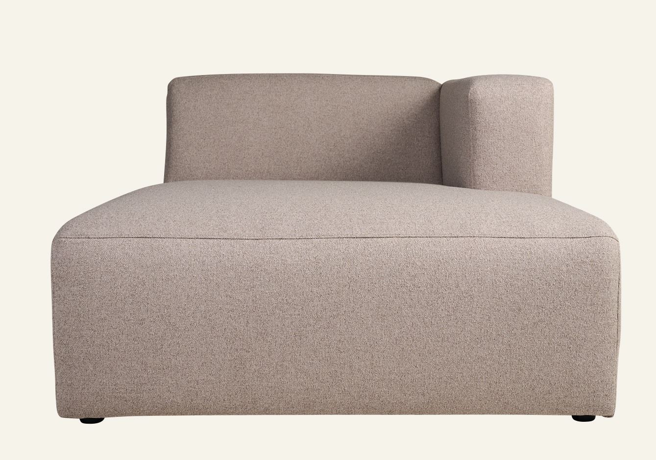 Modulsofa sjeselong høyre beige - 2