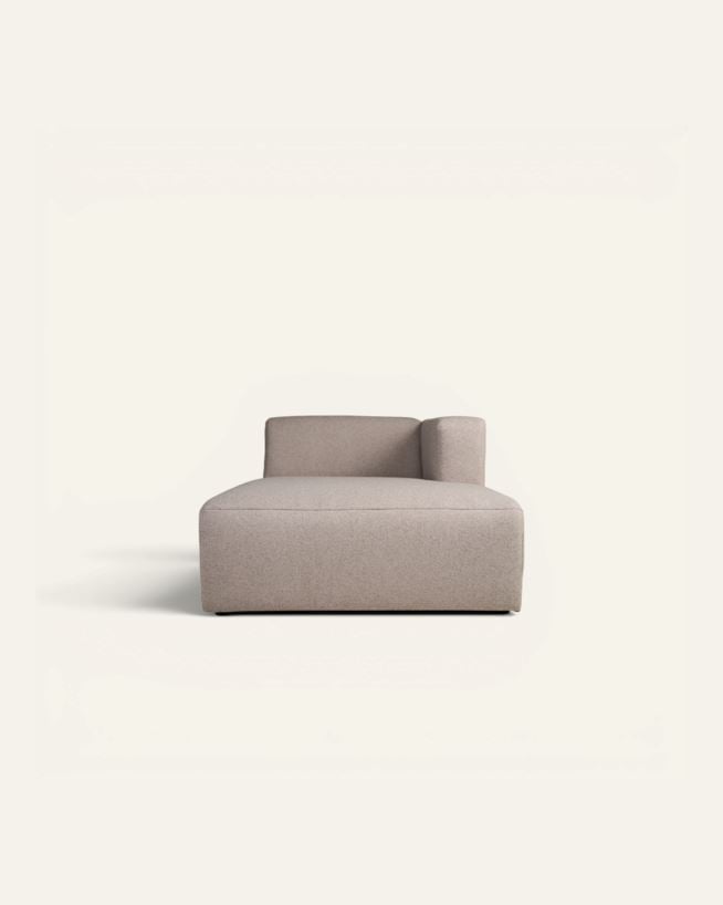 Modul sjeselong høyre beige - 154x114x73 cm beige - 1