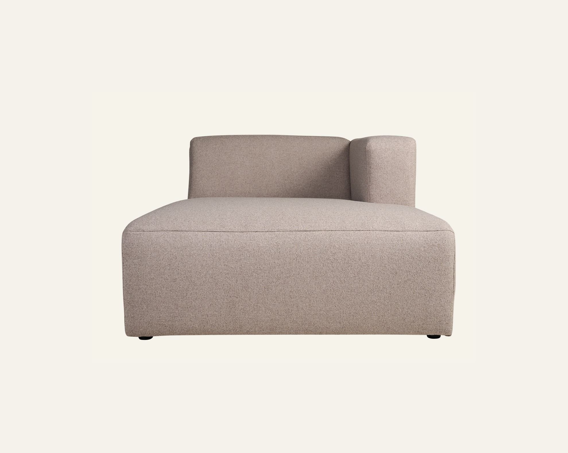 Modulsofa sjeselong høyre beige - 2