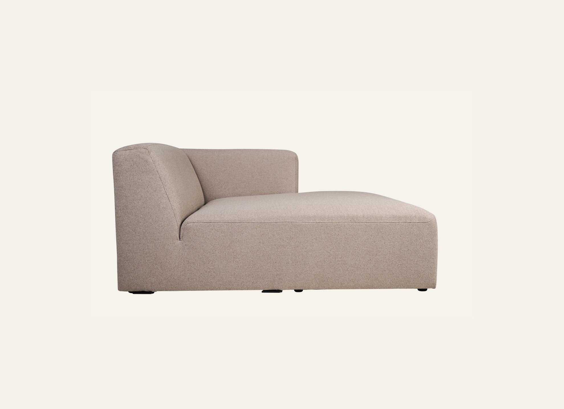 Modulsofa sjeselong høyre beige - 3