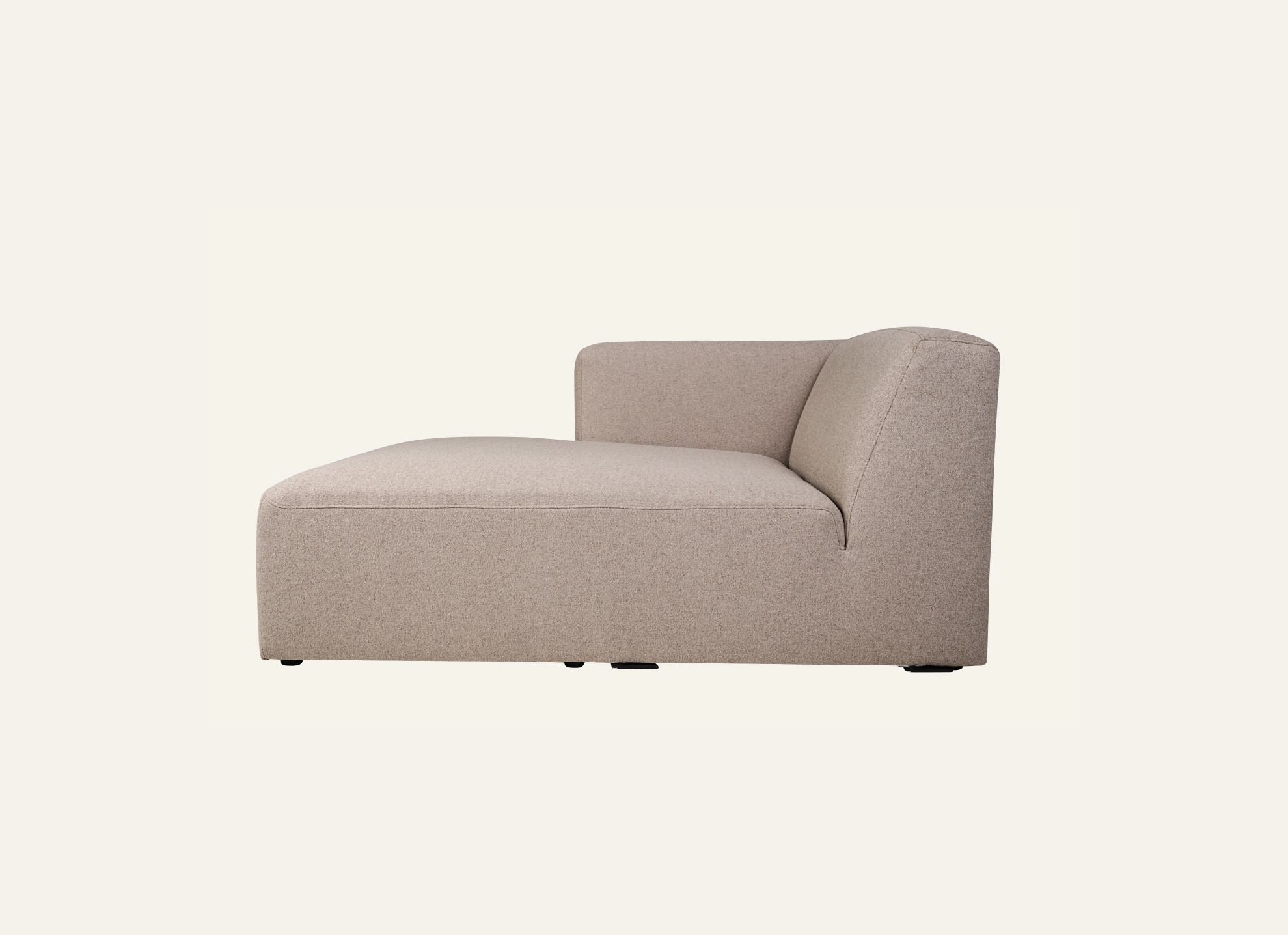 Modulsofa sjeselong venstre beige - 2