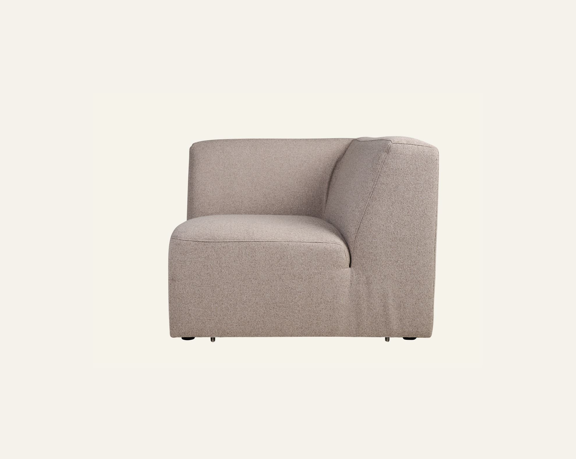 Modulsofa hjørne beige - 2