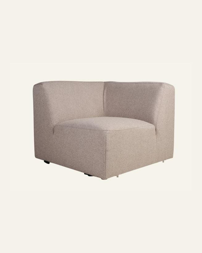 Modul hjørne beige - 93x93x73 cm beige - 1