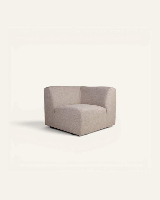 Modul hjørne beige - 93x93x73 cm beige - 1