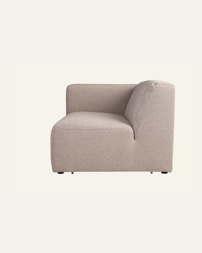 Modul 1,5 seter armlene venstre beige - 110x93x73 cm beige - 1