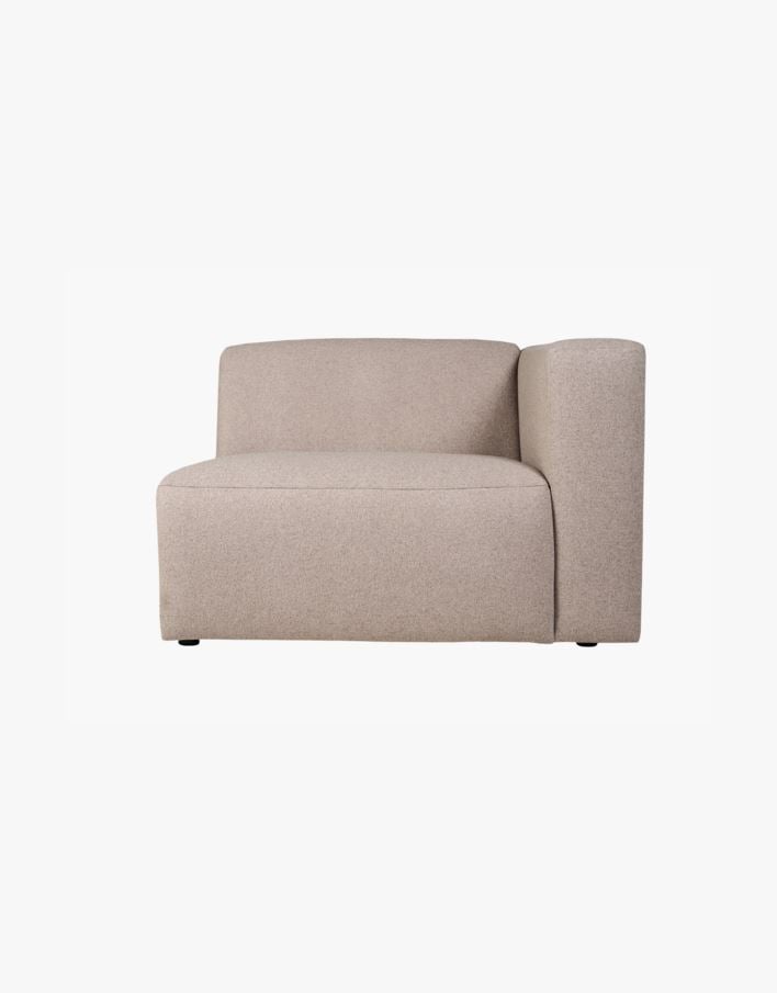 Modulsofa 1,5 seter m/armlene høyre beige - 110x93x73 cm beige - 1