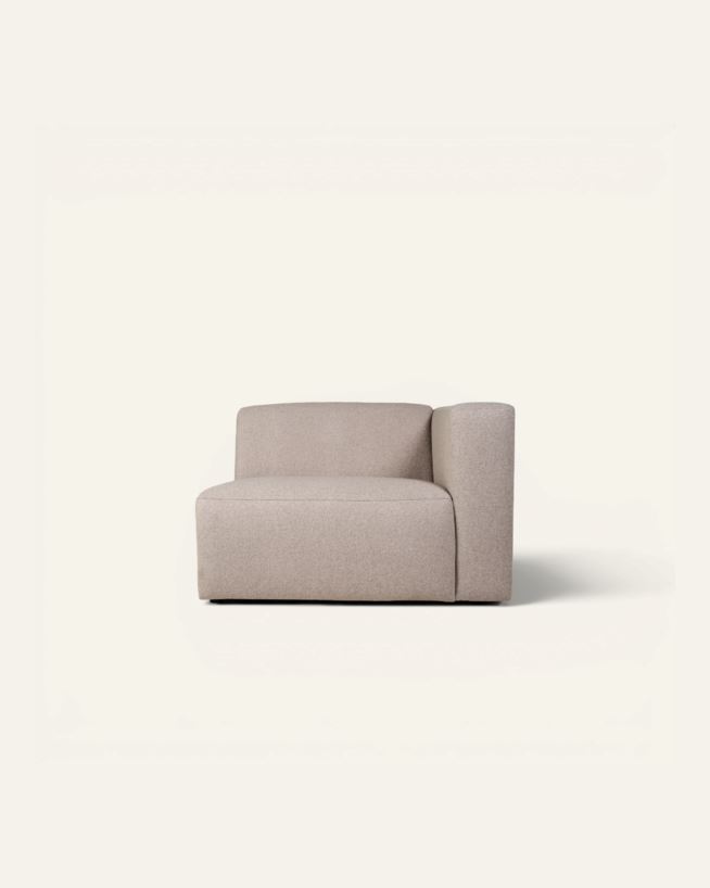 Modul 1,5 seter armlene høyre beige - 110x93x73 cm beige - 1