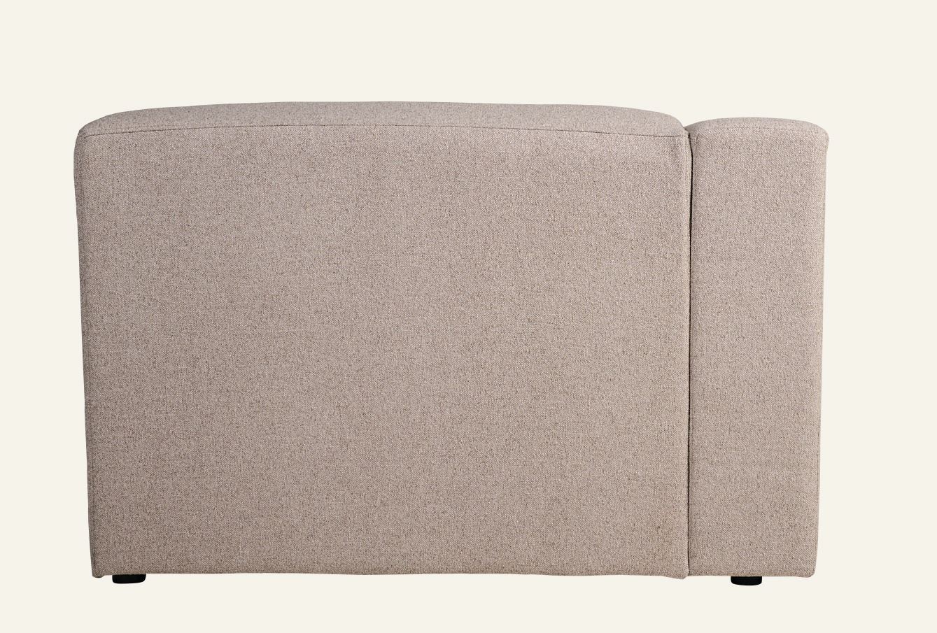 Modulsofa 1,5 seter m/armlene høyre beige - 2