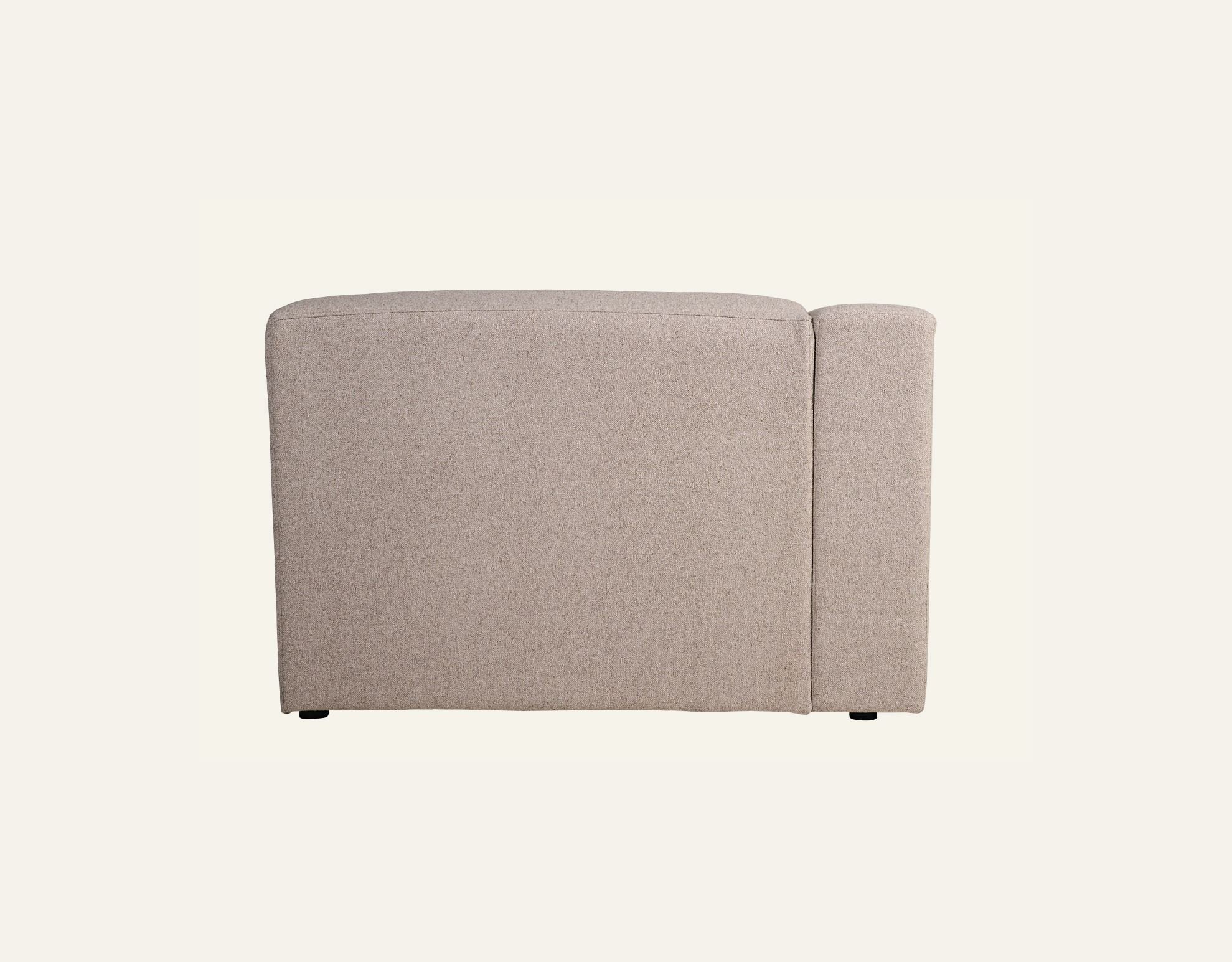 Modulsofa 1,5 seter m/armlene høyre beige - 2