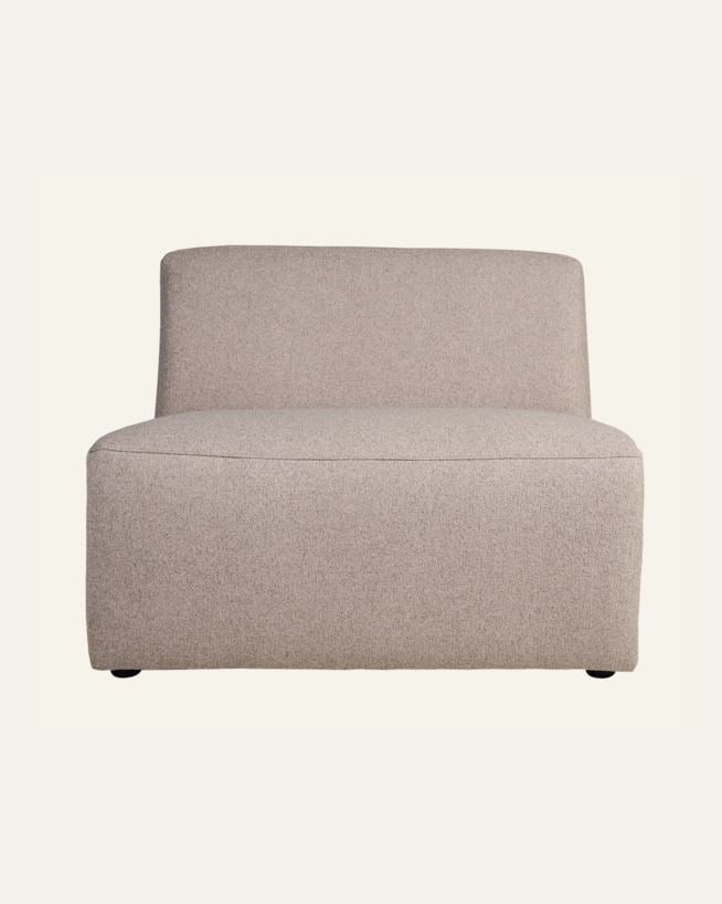 Modul 1,5 seter uten armlene beige - 90x93x73 cm beige - 1