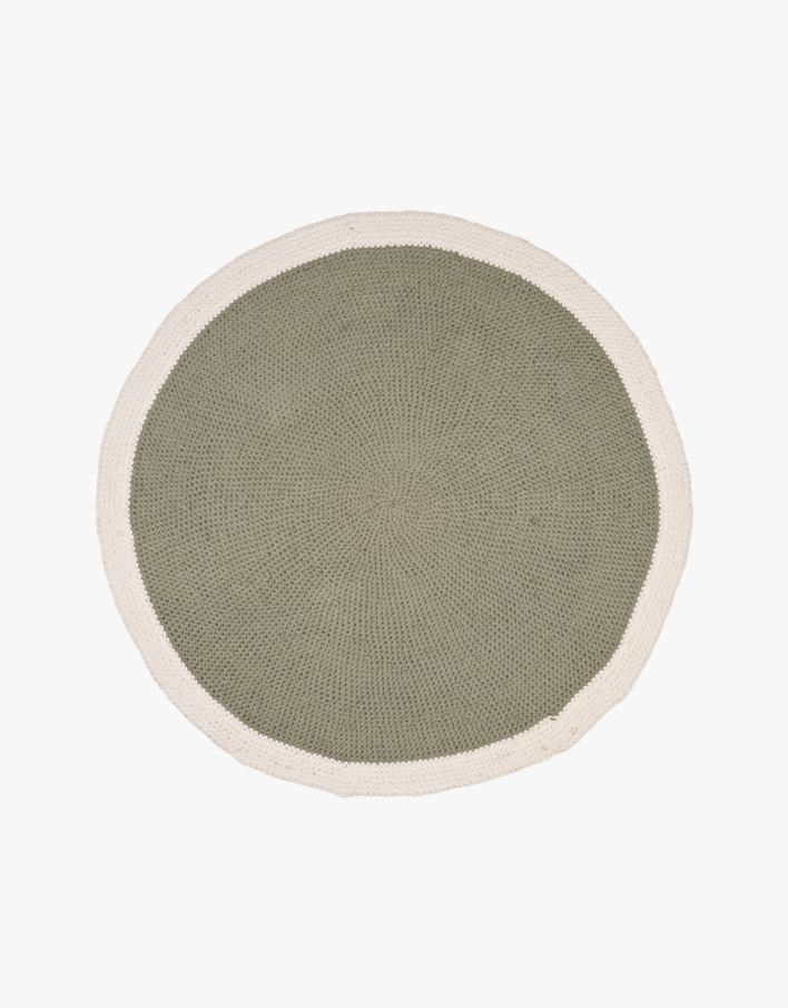 Teppe lys grønn - ø100 cm lys grønn - 1