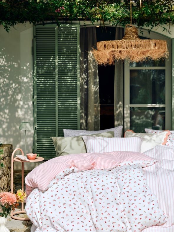 Krepp sengesett multi - 2