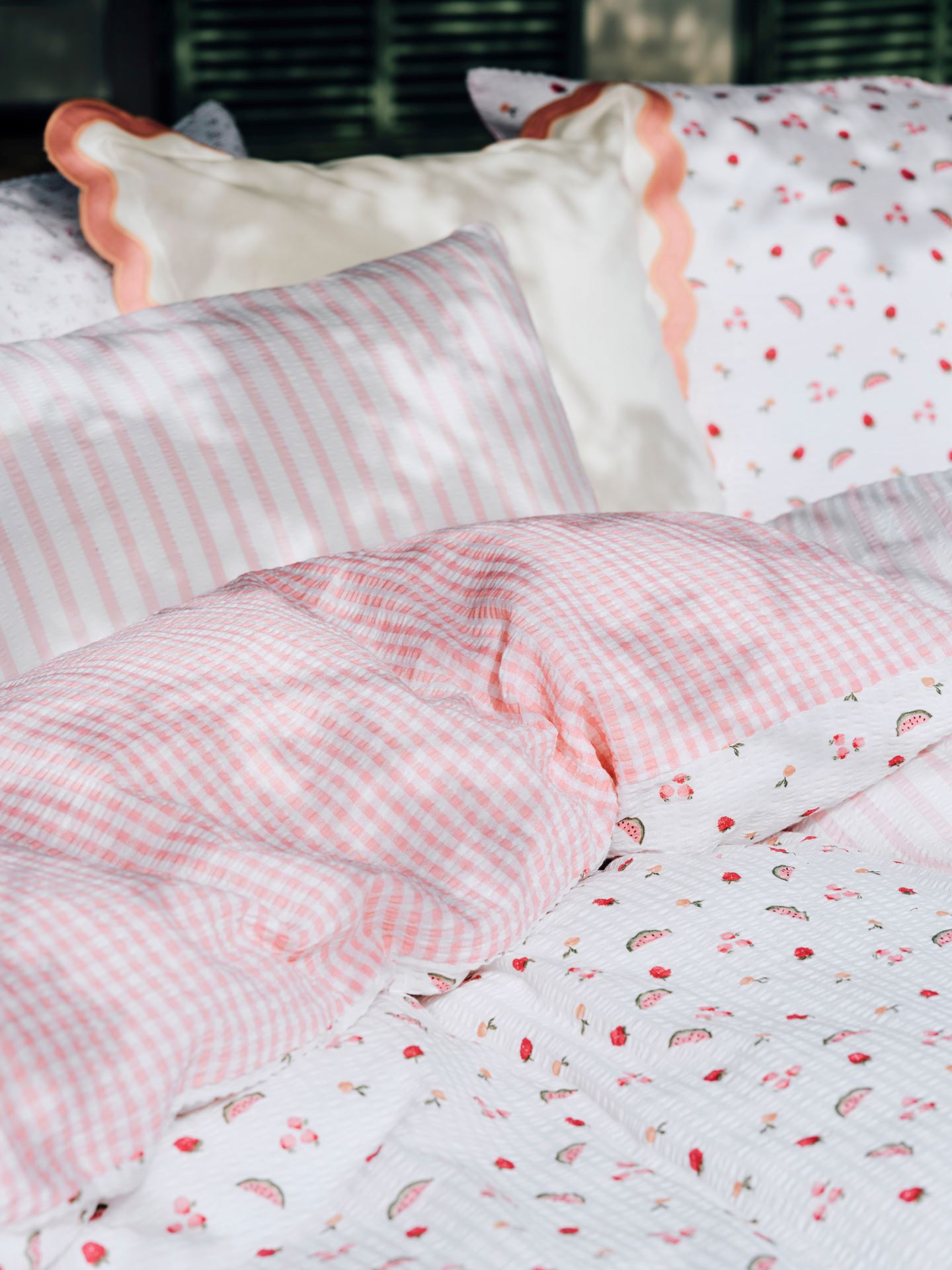 Krepp sengesett multi - 3