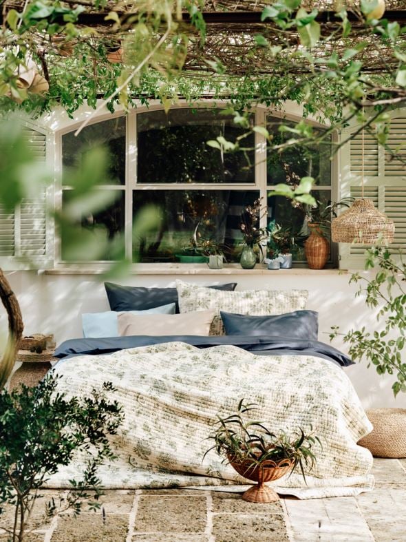 Sengeteppe grønn - 2