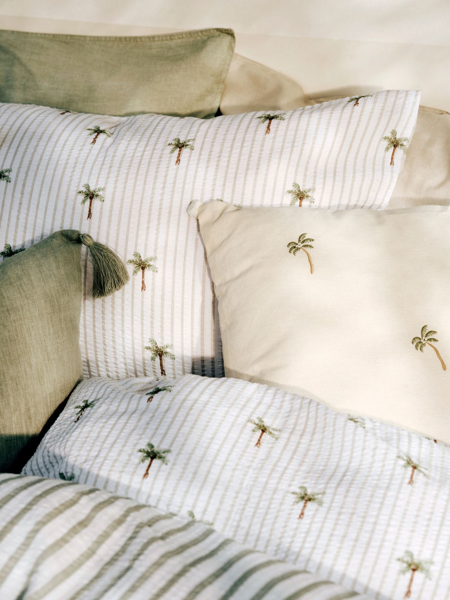 Krepp sengesett multi - 6