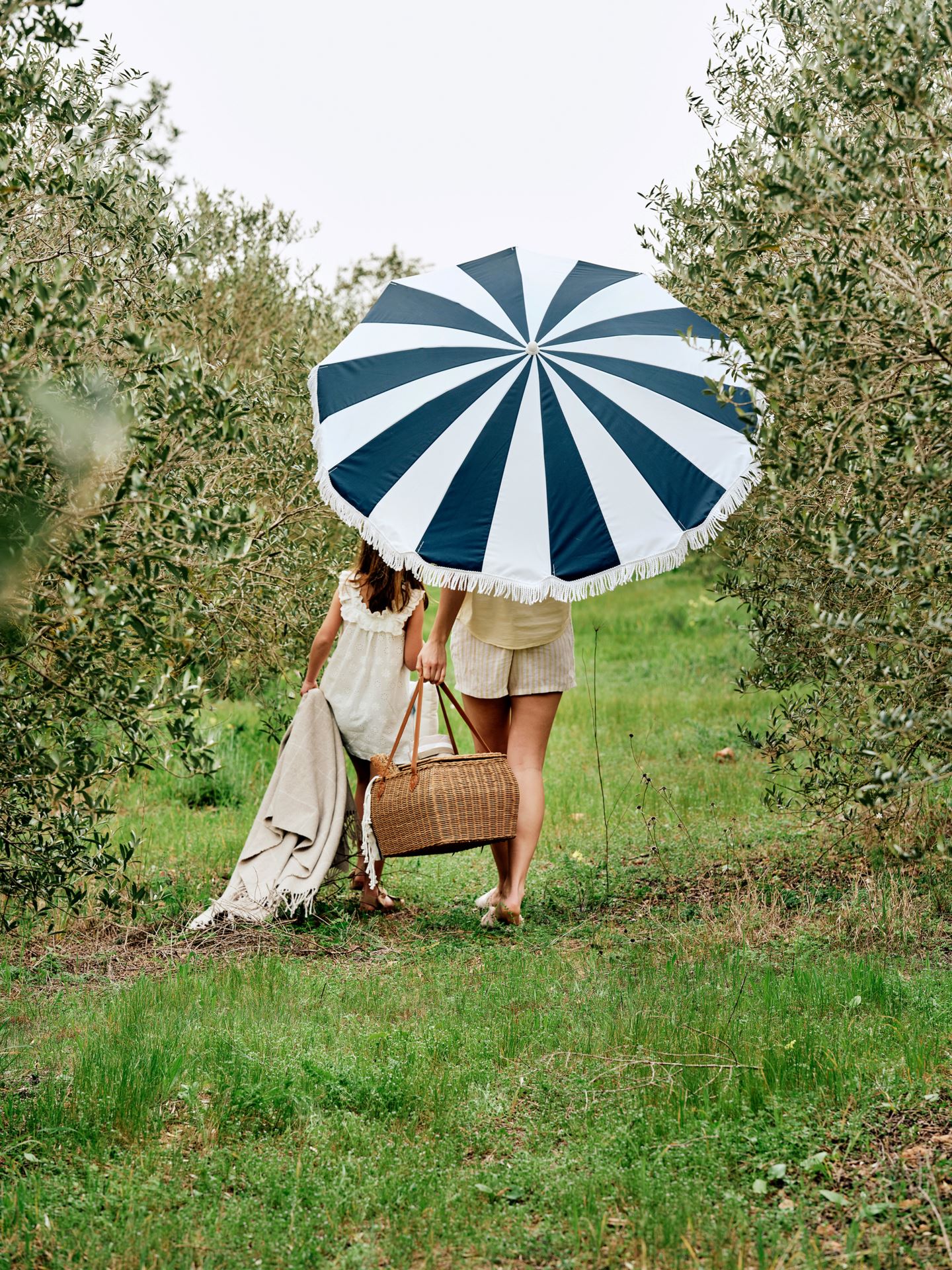 Parasoll multi blå - 6