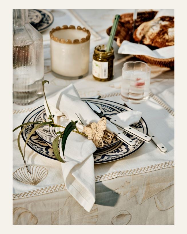 Telysholder multi taupe - 10,5x10,5x10,5 cm Multi taupe - 1