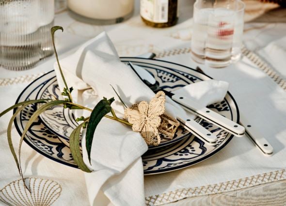 2 pk serviettringer natur - 3