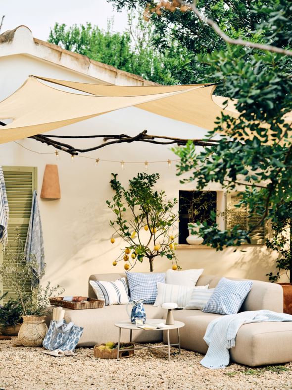 Hjørnesofa beige - 5