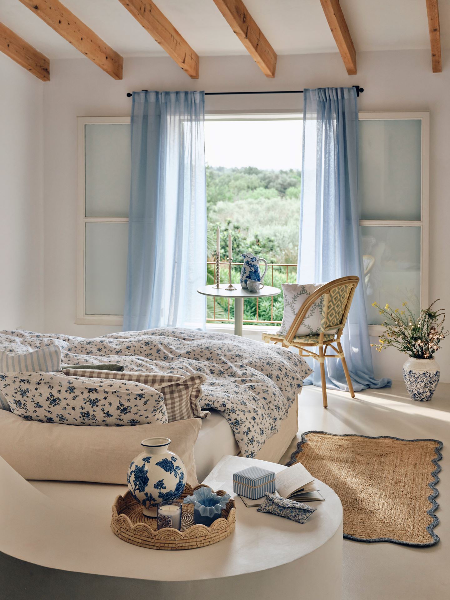 Jute teppe gråblå - 3