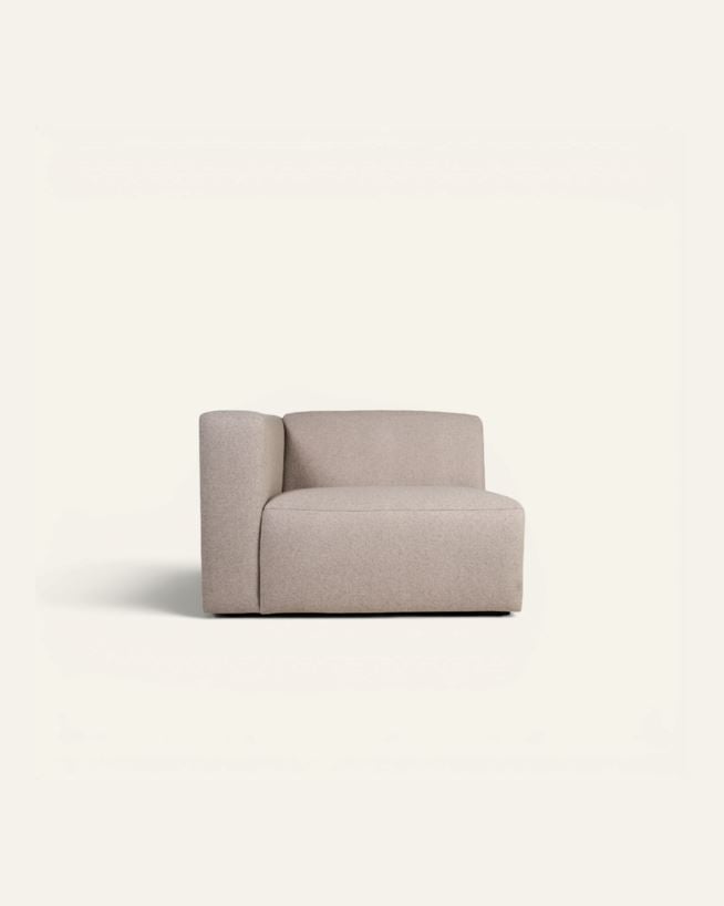 Modul 1,5 seter armlene venstre beige - 110x93x73 cm beige - 1