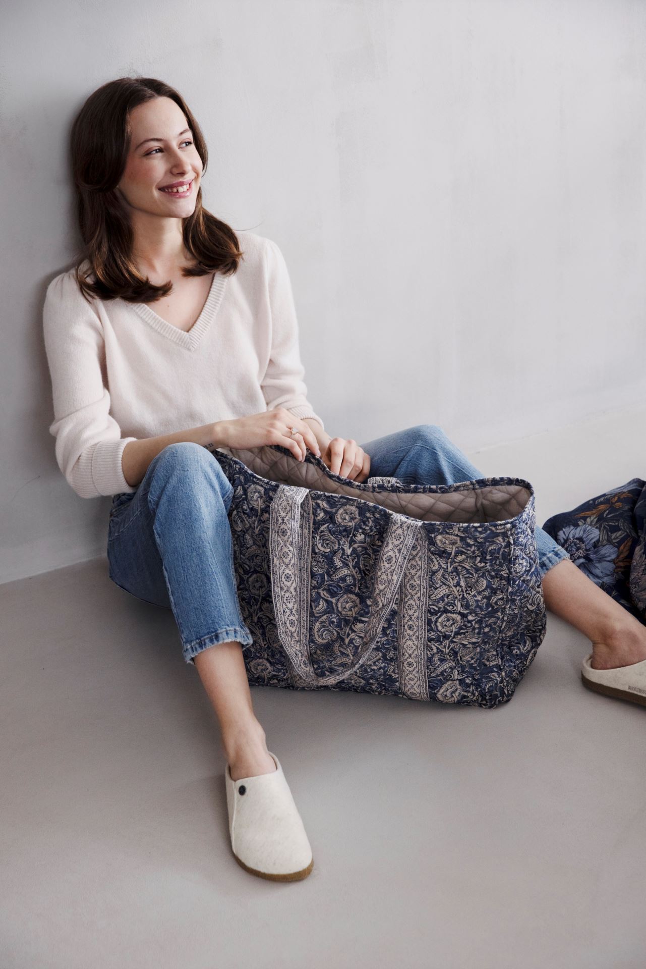 Amilia Indie tote bag blå - Kid
