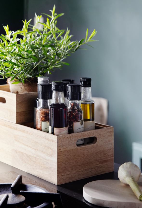 Stablebar oppbevaringsboks natur - 2