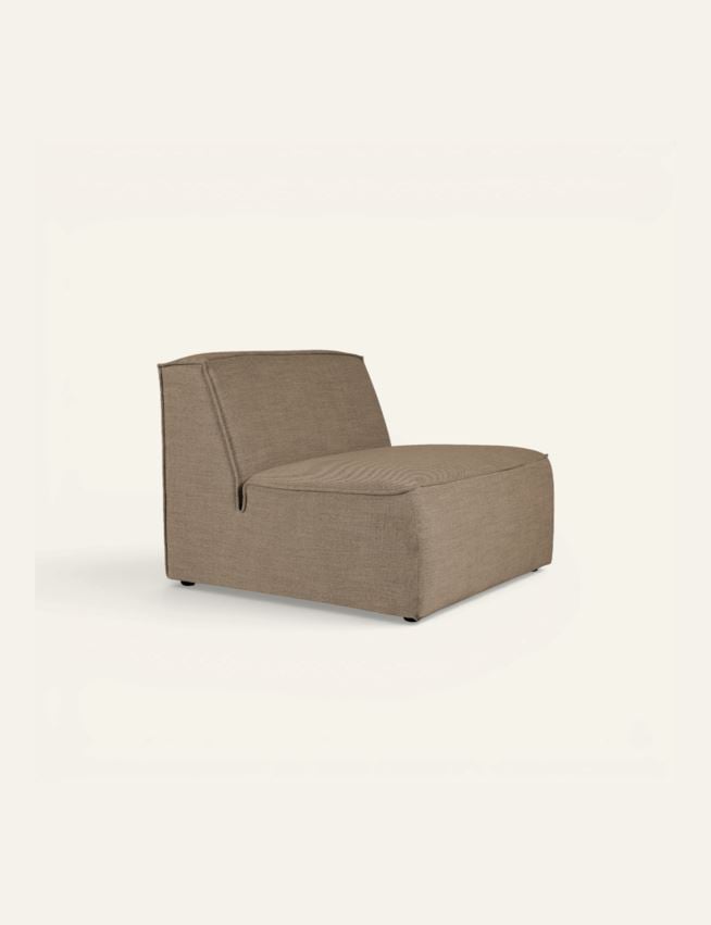 Modul 1,5 seter uten armlene taupe - 2