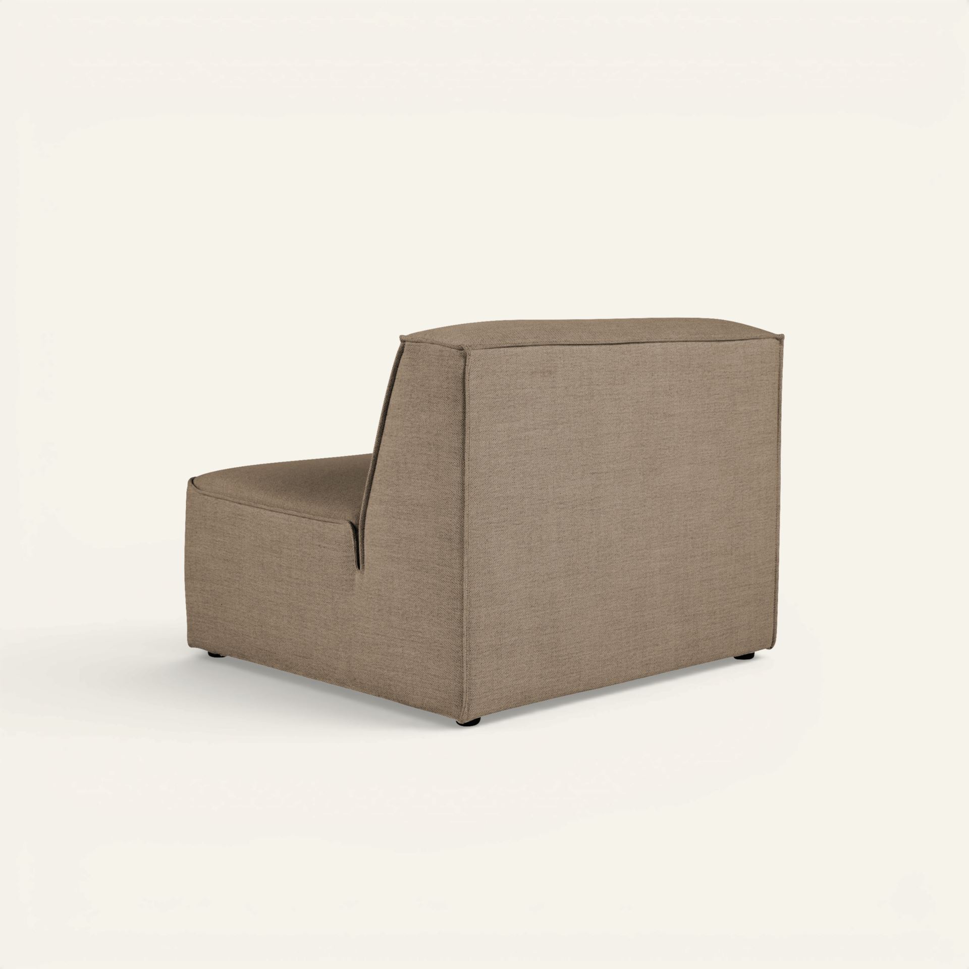 Modul 1,5 seter uten armlene taupe - 3