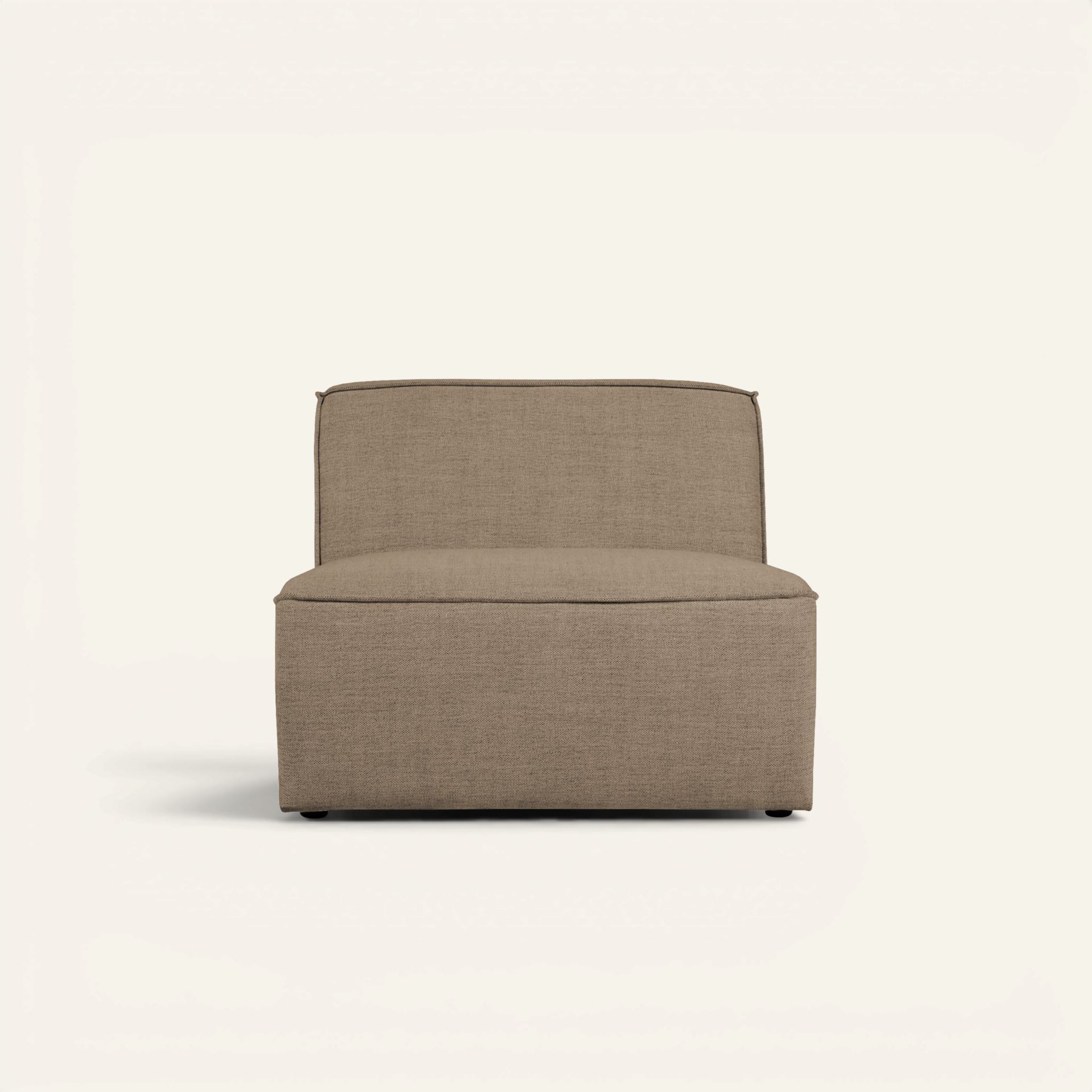Modul 1,5 seter uten armlene taupe - 90x93x73 cm taupe - 1