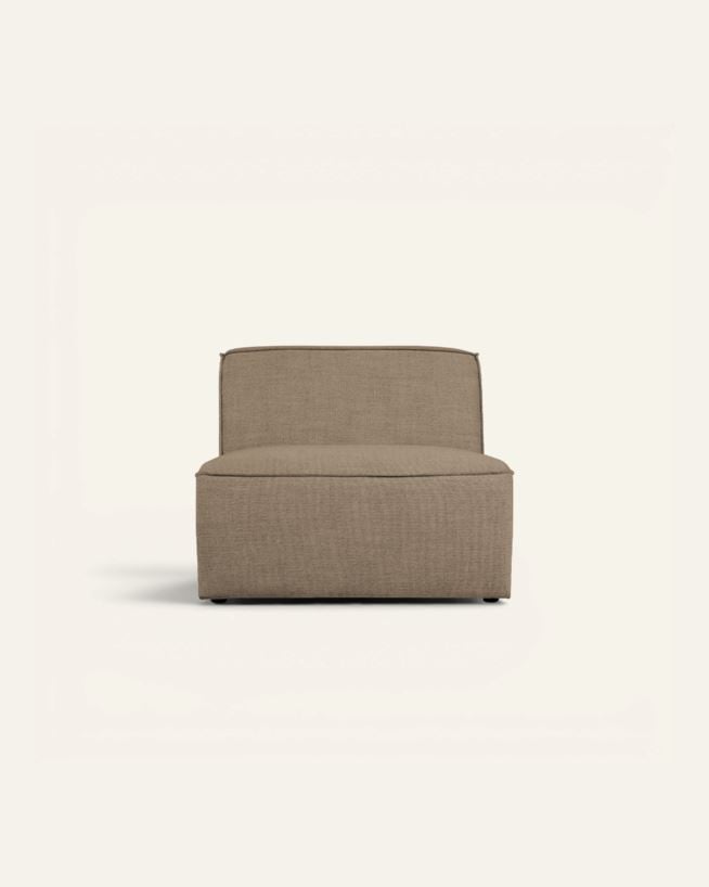 Modul 1,5 seter uten armlene taupe - 90x93x73 cm taupe - 1