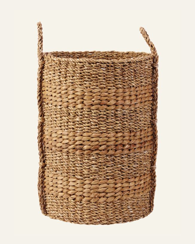 Skittentøyskurv natur - H50cm Ø37cm natur - 1