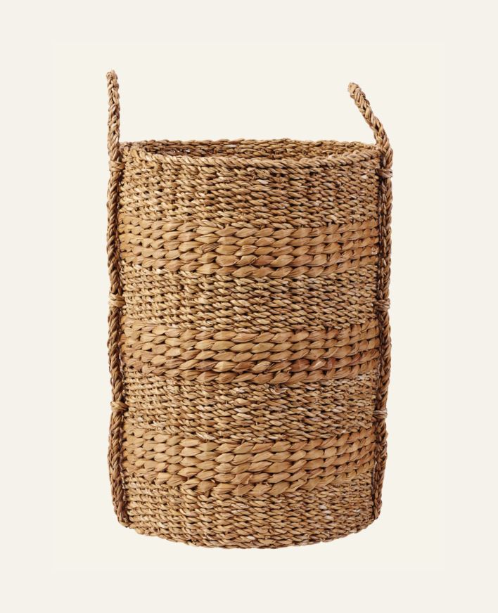 Skittentøyskurv natur - H50cm Ø37cm natur - 1