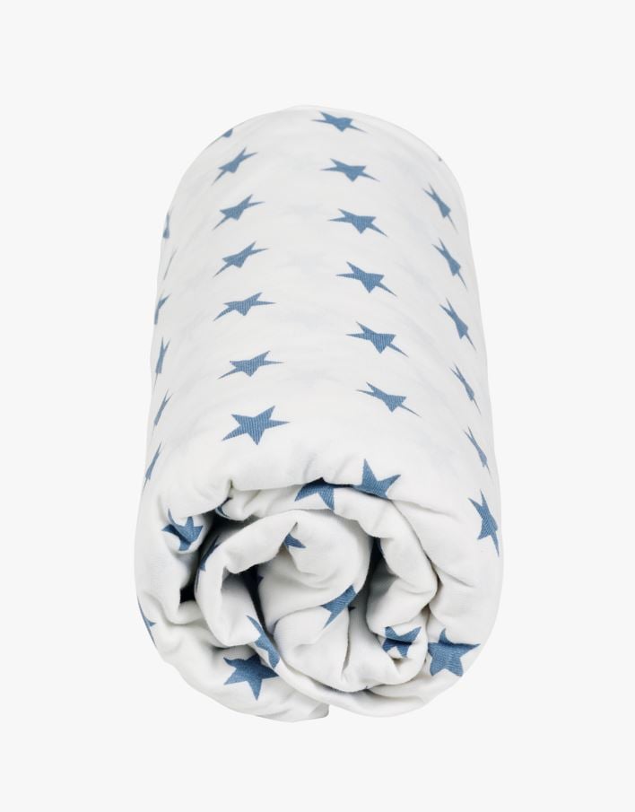 Stretchlaken blå - 90x200 cm blå - 1