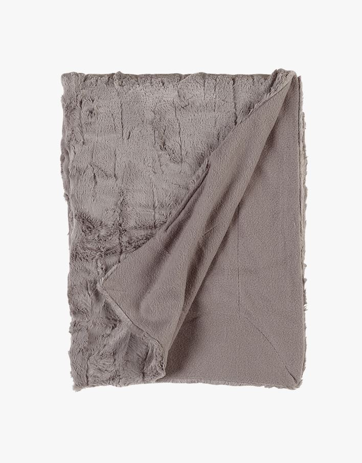 Pelspledd lys grå - 130x180 cm lys grå - 1