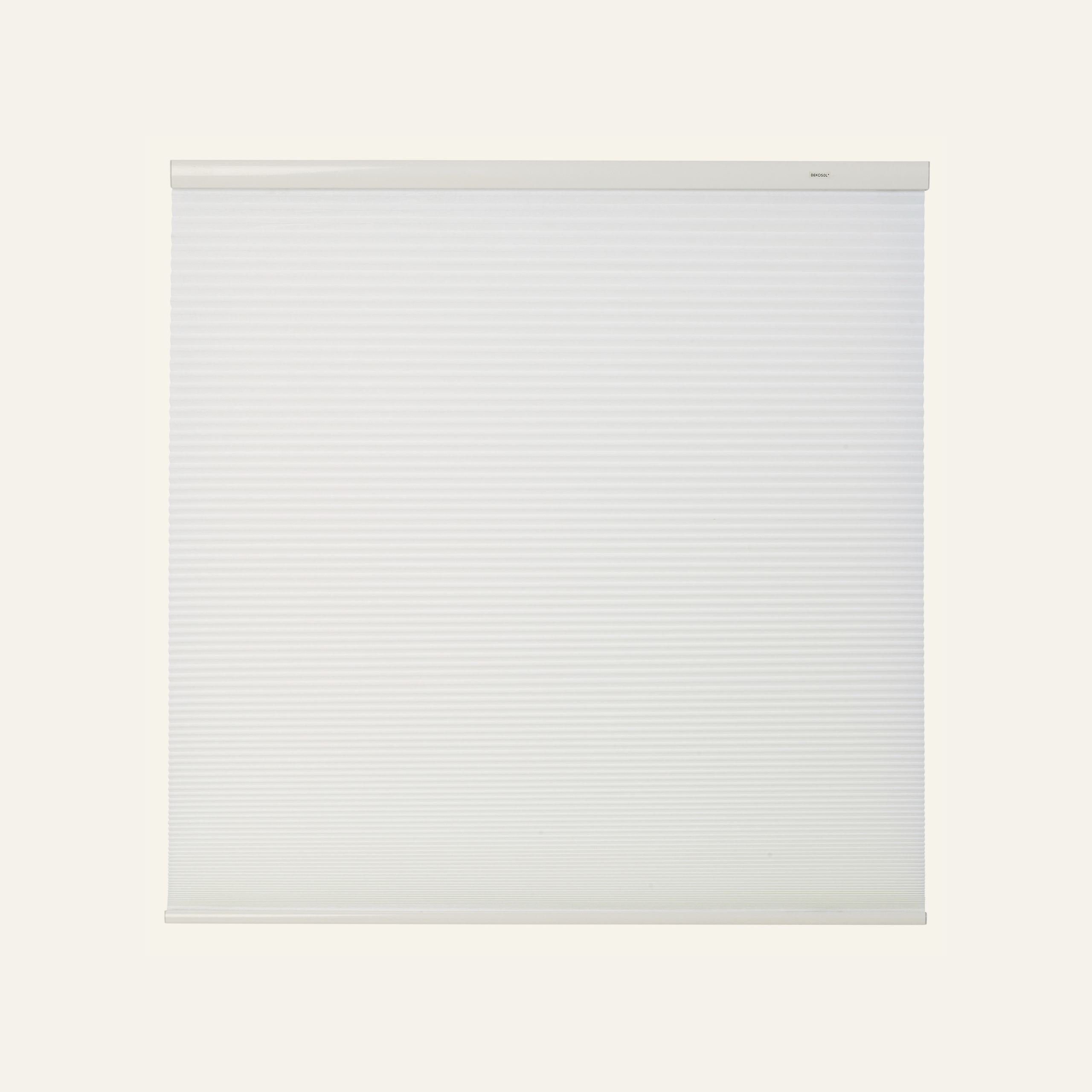 Lysfilt. dobbel plisségardin hvit - 3