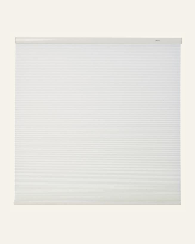 Lysfilt. dobbel plisségardin hvit - 90x210 cm hvit - 1