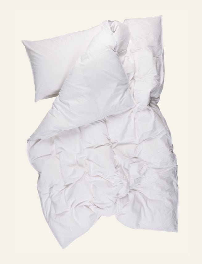 Bomull sengesett hvit - 3