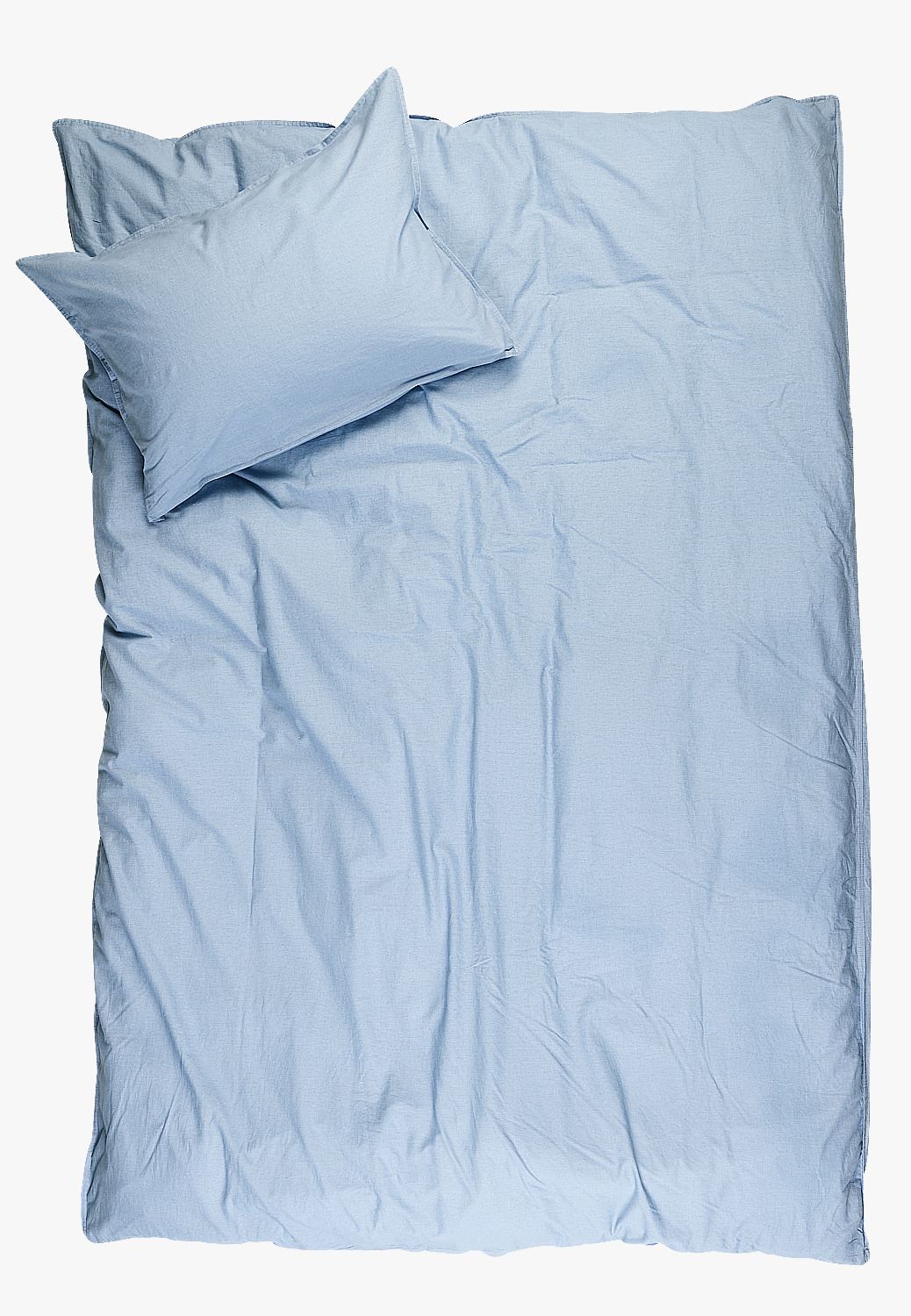 Bomull sengesett blå - 3