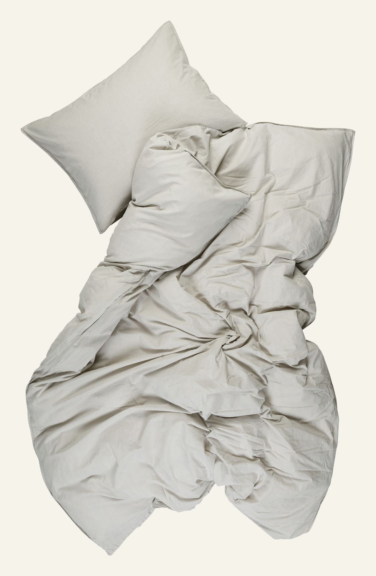 Bomull sengesett beige - 6