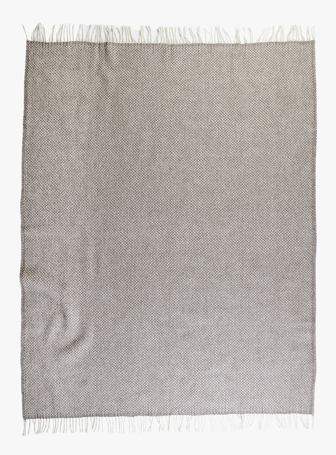 Ullpledd taupe - 4