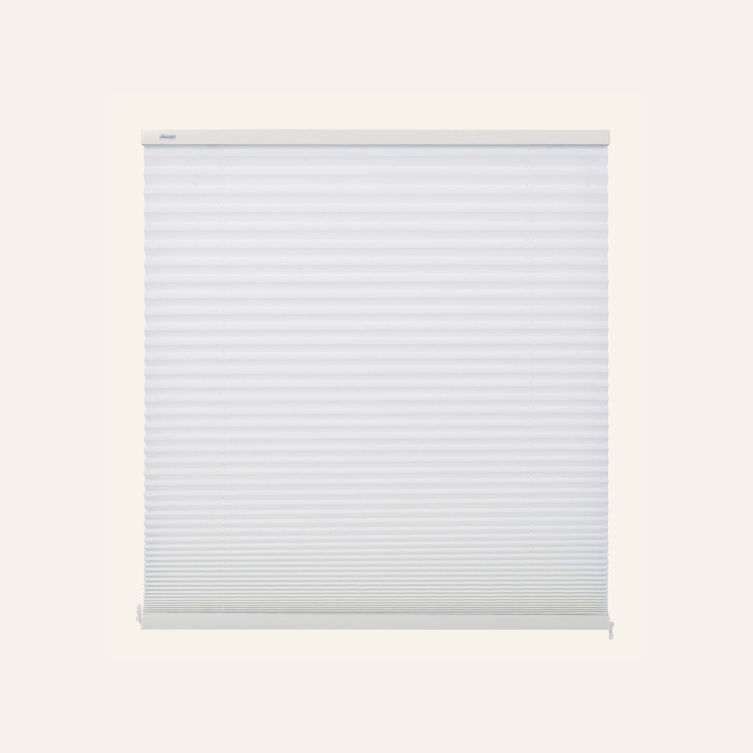 Lysfiltrerende plisségardin hvit - 4