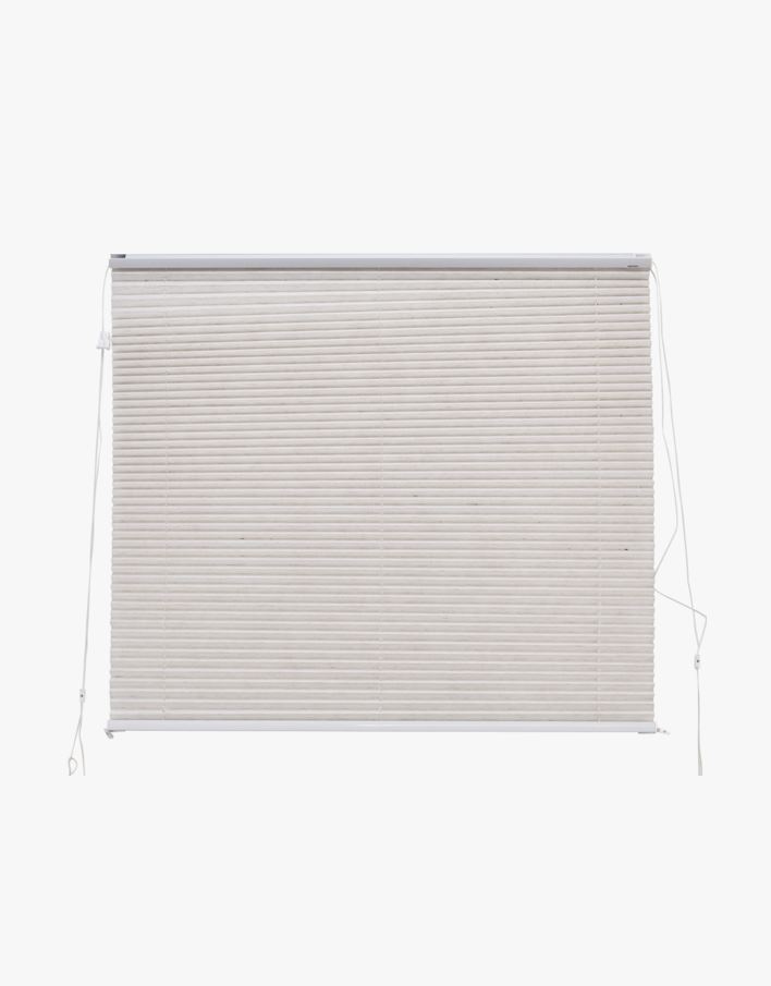 Lysfiltrerende plisségardin lys natur - 140x160 cm lys natur - 1
