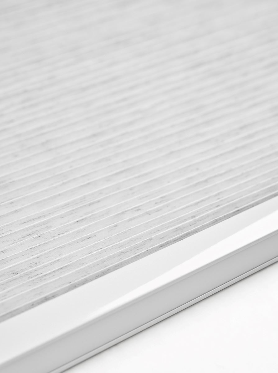 Lysfiltrerende plisségardin lys natur - 4