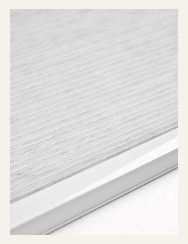 Lysfiltrerende plisségardin lys natur - 4