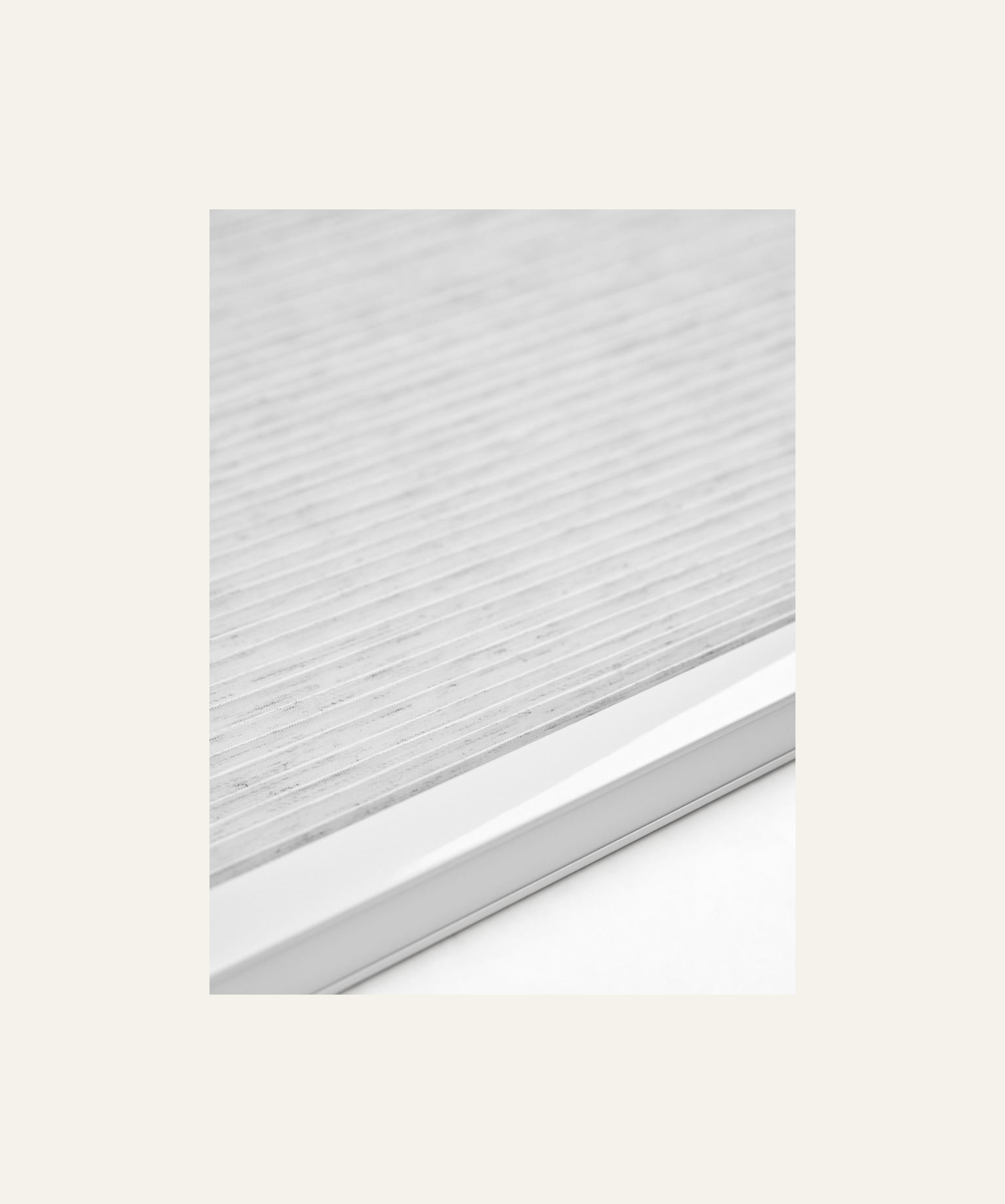 Lysfiltrerende plisségardin lys natur - 4